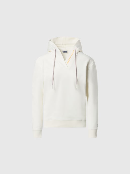 North Sails Kapuzenpullover V-Ausschnitt mit North Sails-Print - Image 3