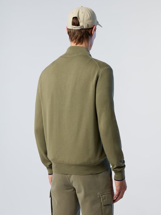 North Sails Pullover Durchgehender Reißverschluss mit gesticktem Logo - Image 2