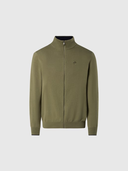North Sails Pullover Durchgehender Reißverschluss mit gesticktem Logo - Image 3