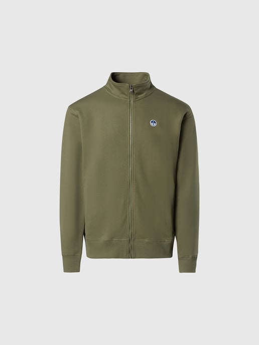 North Sails Sweatshirt Durchgehender Reißverschluss mit Logo-Patch - Image 3
