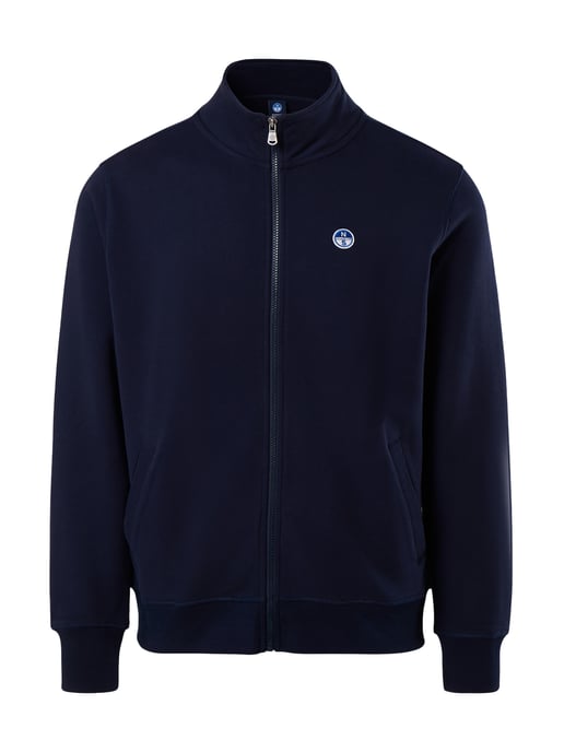 North Sails Sweatshirt Durchgehender Reißverschluss mit Logo-Patch - Image 5
