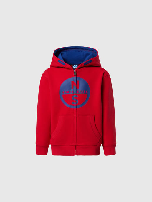 North Sails Kapuzenpullover Reißverschluss mit Maxi-Logo - Image 3