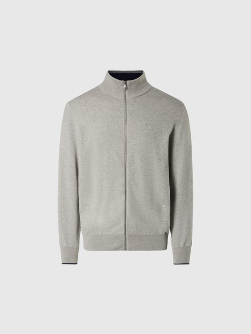 North Sails Pullover Durchgehender Reißverschluss mit gesticktem Logo - Image 3