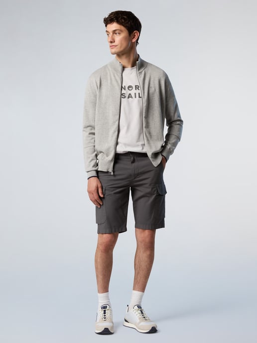 North Sails Pullover Durchgehender Reißverschluss mit gesticktem Logo - Image 5