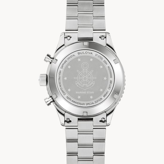 Bulova Marine Star Heritage Herrenuhr Silber 98B451 - Image 3