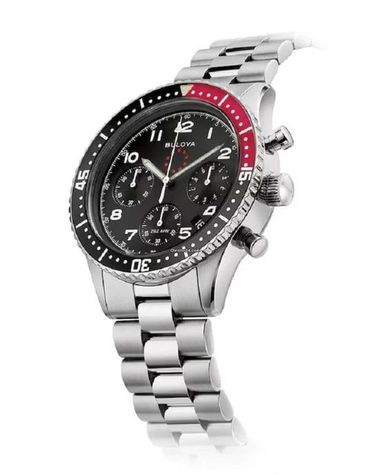 Bulova Marine Star Heritage Herrenuhr Silber 98B451 - Image 4
