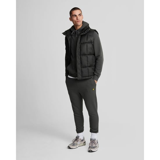 Herren Lyle And Scott Zip-Through Hoodie in Gunmetal - Image 2