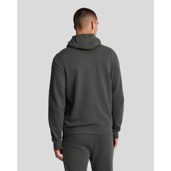 Herren Lyle And Scott Zip-Through Hoodie in Gunmetal - Image 3