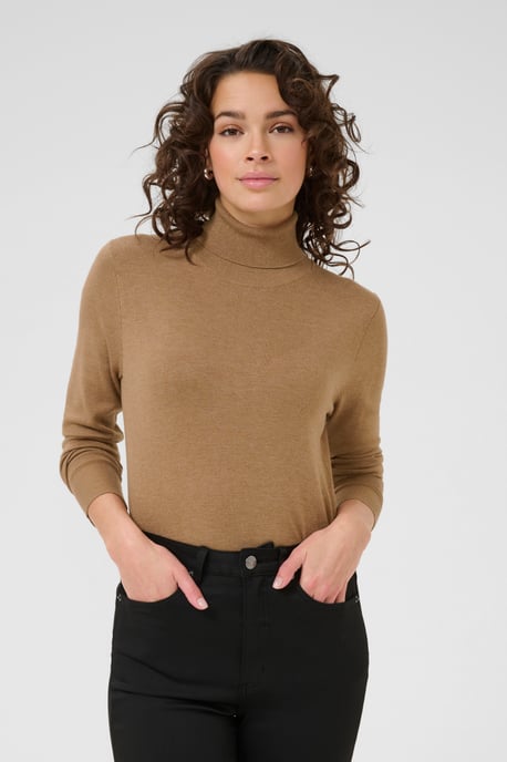 Rollkragen Astrid Slim fit brown - Image 3
