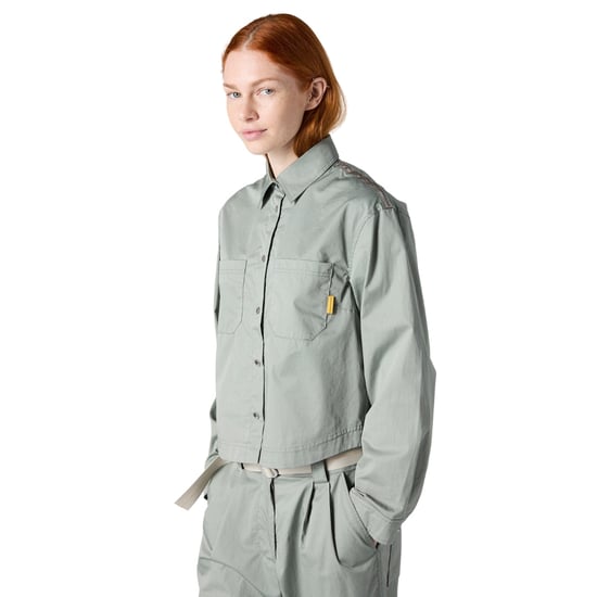 Parajumpers - Kurze, Geknöpfte Jacke Aus Grauem Fuchs - Image 4