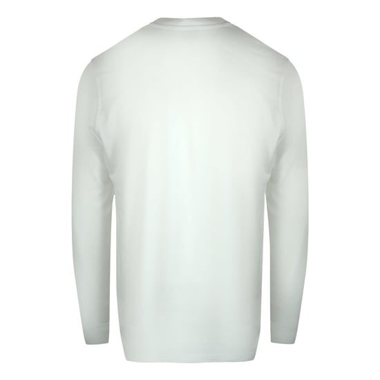 Diesel - Weißes Langarm-t-shirt Mit Neuem D-logo - Image 2