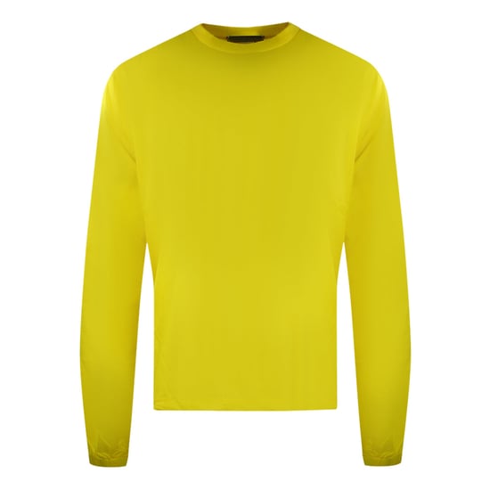 Dsquared2 - Gelbes Langarm-t-shirt Mit Großem Logo Auf Der Rückseite - Image 1