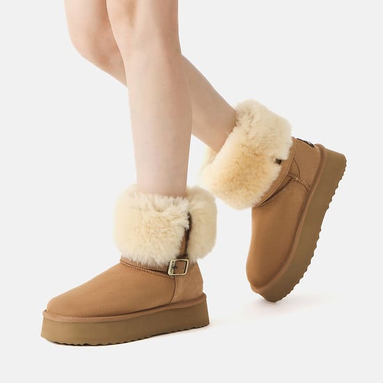 EVER AU Australien Damen Pinsel 3-Wege Stil Plattform Stiefeletten - Image 3