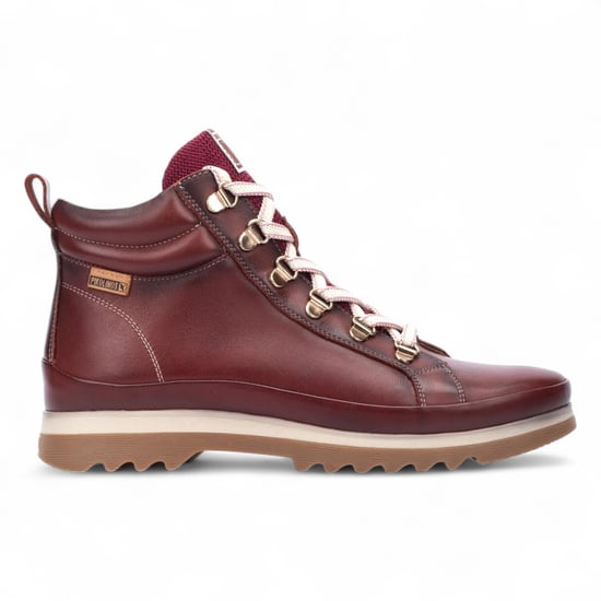 Pikolinos Damen Arcilla Rote Leder-Sneakers - Vigo - Image 1