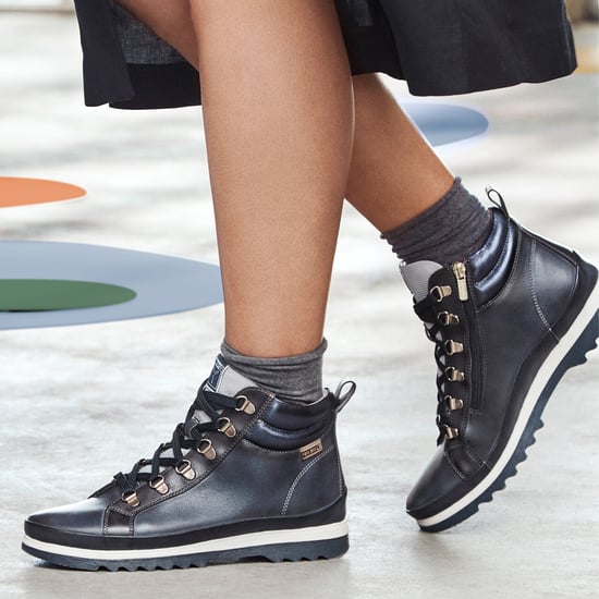 Pikolinos Damen-Stiefeletten Vigo aus blauem Leder - Image 6
