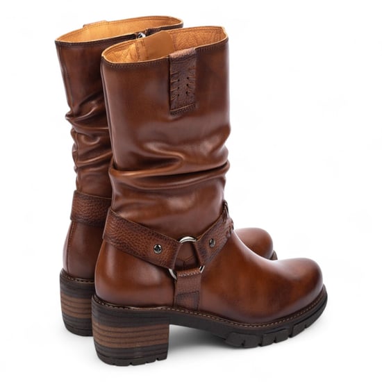 Pikolinos Damen-Stiefeletten, mittelhoch, cuerobraun, Leder, San Sebastia - Image 4
