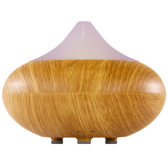 Dr Botanicals Natürlicher & Beruhigender Holz Aroma Digital Diffuser mit Klarglas-oberfläche - Image 1