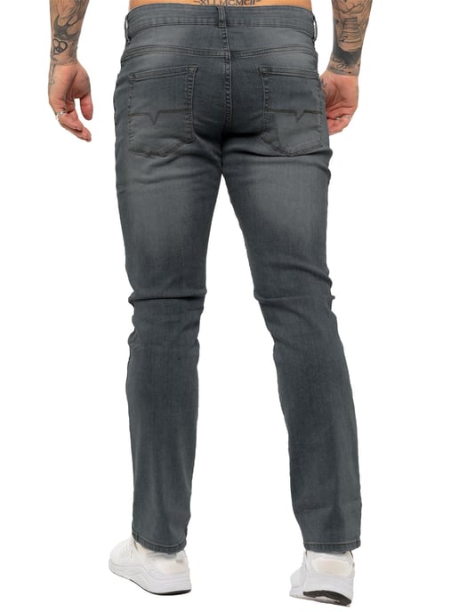 Kruze | Herren Straight Leg Stretch Jeans - Image 3