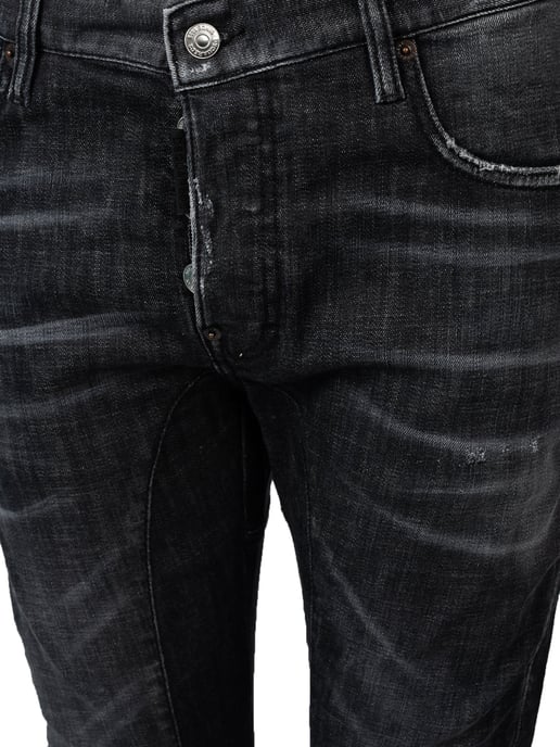 Dsquared2 Jeans Tidy Biker Jean Herren schwarz - Image 3