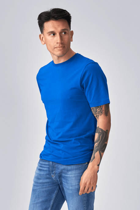 Bio-Basic-T-Shirt - Blau - Image 2