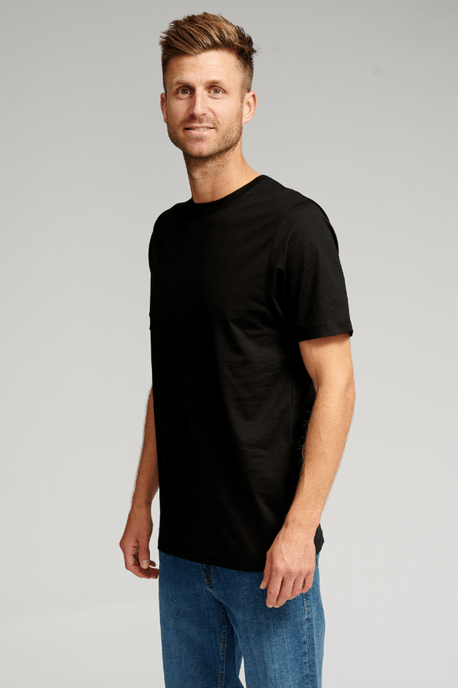Bio-Basic-T-Shirt - Schwarz - Image 4