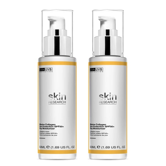 Skin Research Anti-Aging Sonnenschutz SPF 50 Tagescreme 50ml x 2 Duo-Pack - Image 1