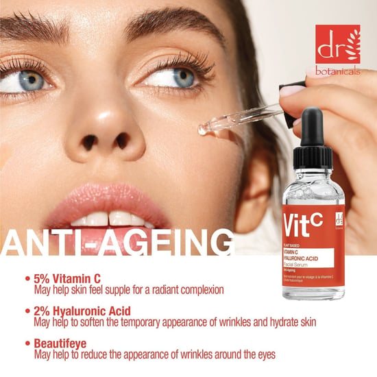 Dr Botanicals Vitamin C 5 % & Hyaluronsäure 2 % Feuchtigkeitsspendendes Gesichtsserum 30 ml - Image 3