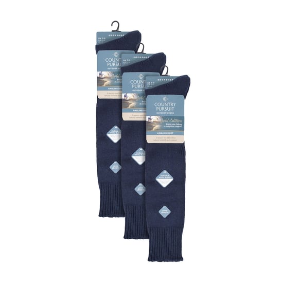 3er-Pack Fischer-Socken | Lange Wollstiefelsocken für Männer | Knielange Angelsocken - Image 2