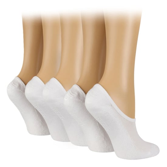 2er Pack Damen gepolsterte Sneakersocken mit Silikon-Fersengriff - Image 3