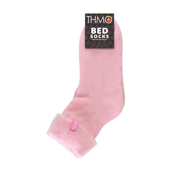 THMO 1er-Pack Damen-Socken mit weichem Plüschfleece-Fußbett - Rosa - Image 2
