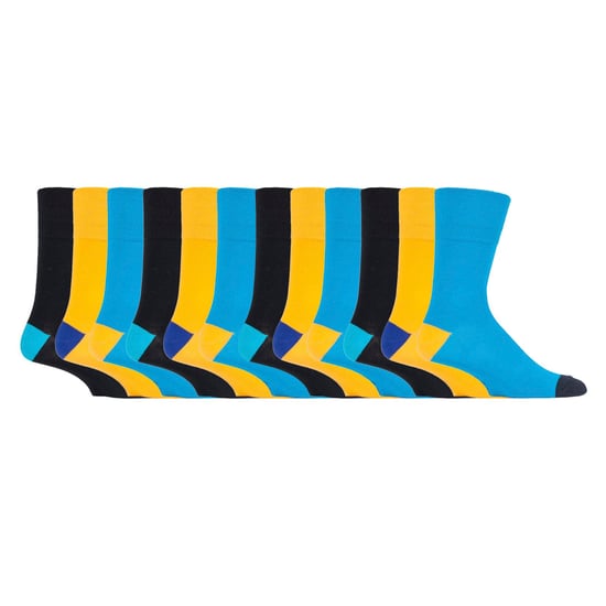 12 Paar Herren Sanftgriff Socken mit lockerem Bund | Extra breite nicht-elastische Socken - Image 3