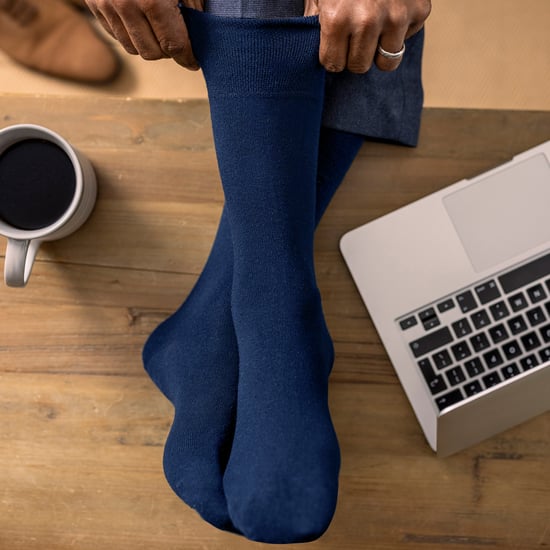 6er Pack Herren Baumwoll-Diabetikersocken ohne Elastik mit nahtlosem Zehenbereich - Image 4