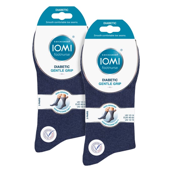 6er-Pack Herren Socken aus nicht elastischer Baumwolle für Diabetiker mit nahtlosem Zehenbereich - Image 2