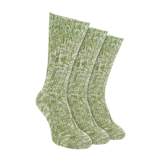 3er Pack Herren warme 100% Woll-Rippenstrumpfe mit verstärkter Ferse und Zehen - Image 1