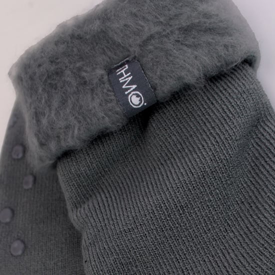 1 Pack Herren Weiche Plüschgefütterte Hausschuhsocken - Image 3