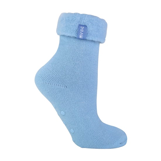 1 Pack Damenweiche Plüschgefütterte Hausschuhsocken - Image 1