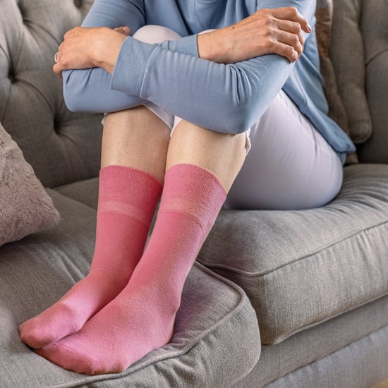6er-Pack Damen Baumwoll-Diabetikersocken ohne Gummi mit nahtlosem Zeh - Image 3