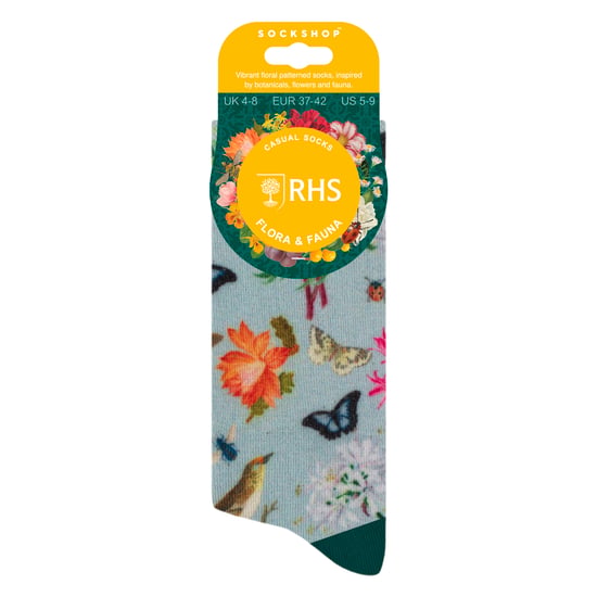 Damen Novelty Socken | Lustige Bunte Blumenmuster Socken 4-7 UK - Image 2