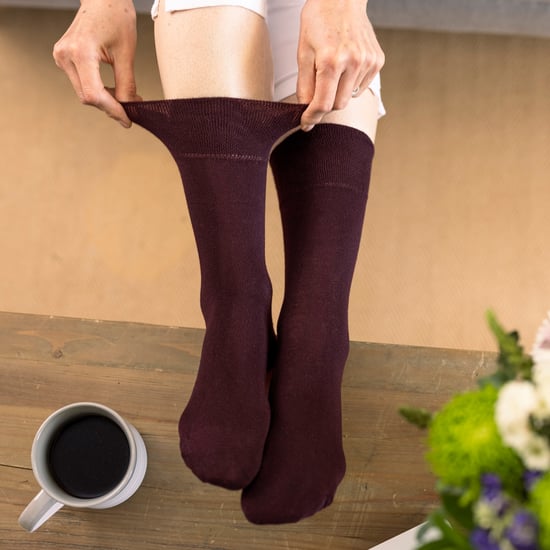 6er-Pack Damen Baumwollsocken für Diabetiker ohne elastischen Bund mit nahtloser Zehenpartie - Image 3