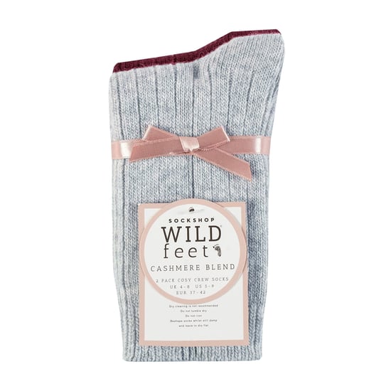 2er-Pack Damen Kaschmirwoll-Schlafsocken - Image 2