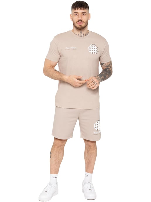 Enzo Milano | Bedrucktes T-Shirt & Shorts-Set für Herren - Image 1