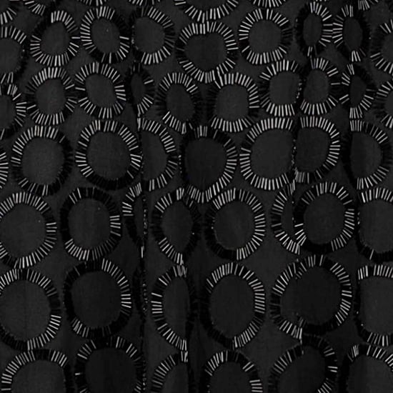 Balenciaga – Schwarzes Kleid mit Perlenverzierung – 10er - Image 4