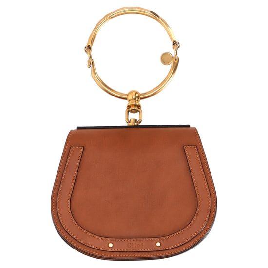 Chloé Kleine Nile Bracelet-Umhängetasche aus braunem Leder - Image 5