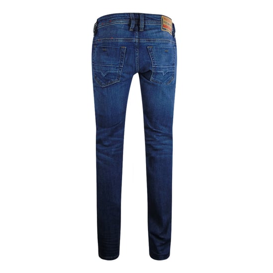 Diesel - Thommer-x - Blaue Jeanshose Mit Braunem Badge - Image 2