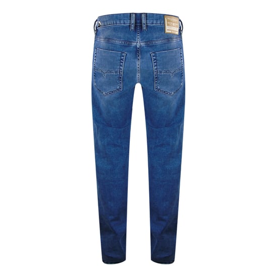 Diesel Tepphar-x Jeanshose Mit Braunem Badge In Blau - Image 2
