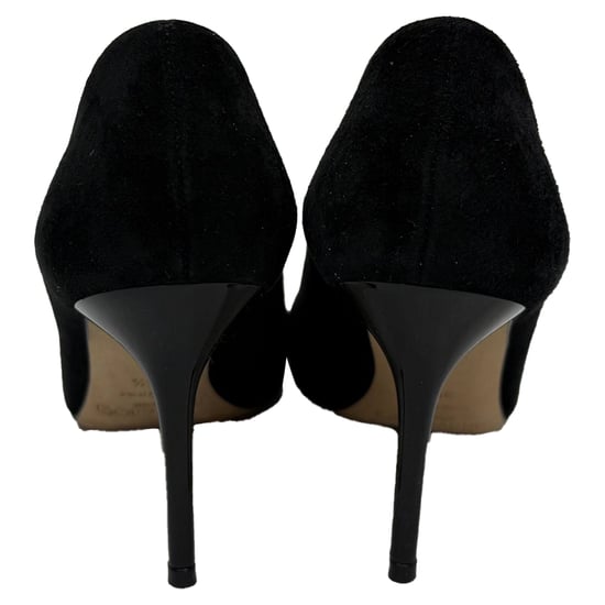 Jimmy Choo Agnes spitze Pumps aus schwarzem Wildleder