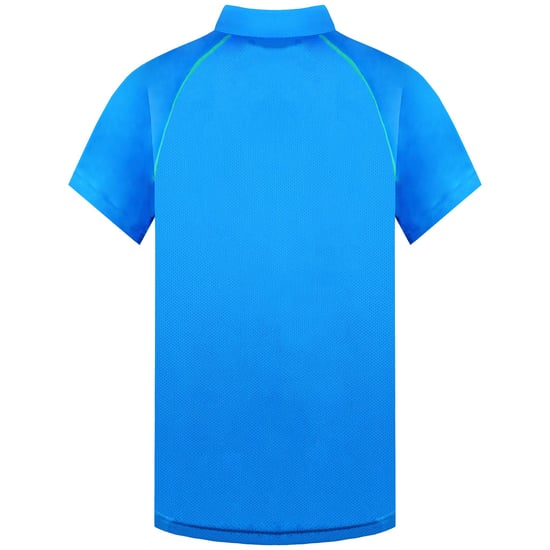 Asics Match Actibreeze Herren Blau Tennis Polo-Shirt - Image 2