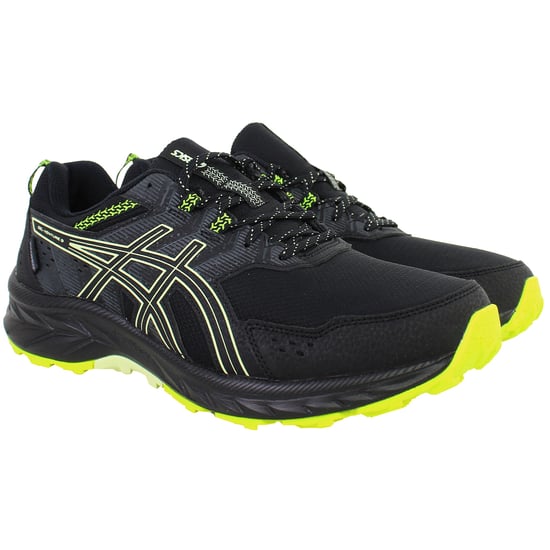 Asics Gel-Venture 9 Wasserdichte Herren Schwarz Lauf Schuhe - Image 2