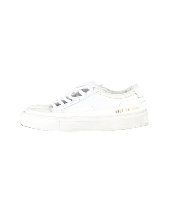 Common Projects – Achilles Super-Sneaker aus weißem Leder - Image 4