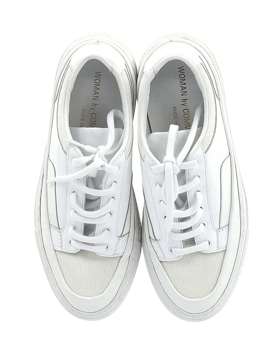 Common Projects – Achilles Super-Sneaker aus weißem Leder - Image 5